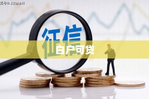 顺河白户可贷