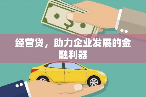 顺河经营贷，助力企业发展的金融利器