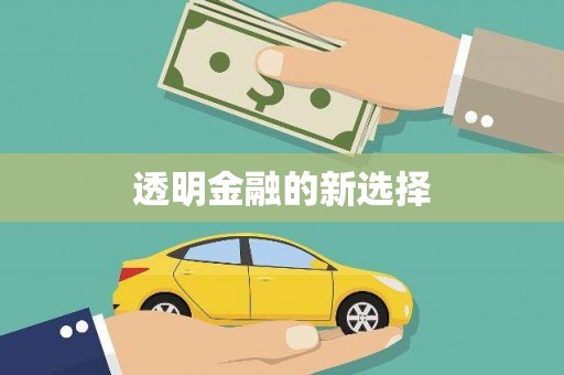 顺河透明金融的新选择