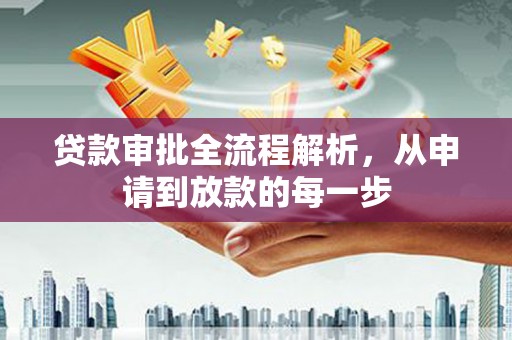 顺河贷款审批全流程解析，从申请到放款的每一步
