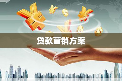 顺河贷款营销方案