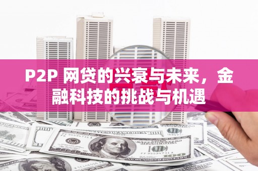 顺河P2P 网贷的兴衰与未来，金融科技的挑战与机遇