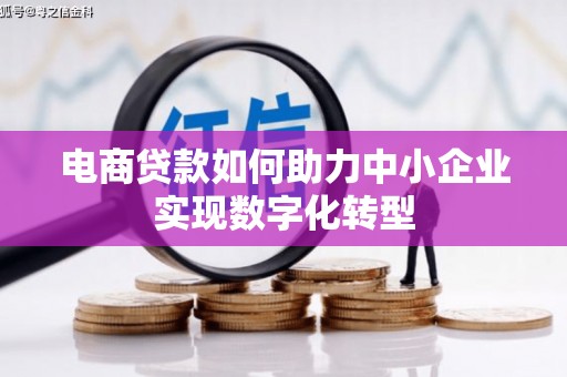 顺河电商贷款如何助力中小企业实现数字化转型