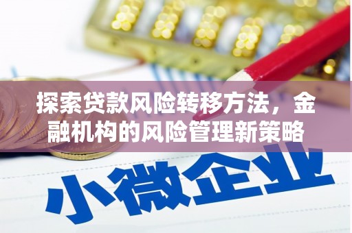 顺河探索贷款风险转移方法，金融机构的风险管理新策略