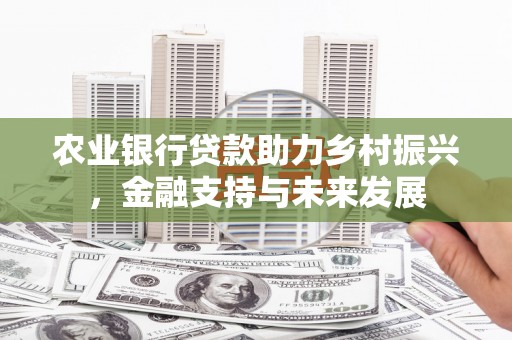 顺河农业银行贷款助力乡村振兴，金融支持与未来发展
