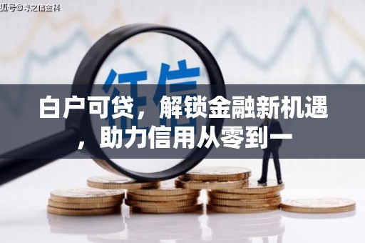 顺河白户可贷，解锁金融新机遇，助力信用从零到一
