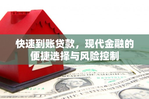 顺河快速到账贷款，现代金融的便捷选择与风险控制