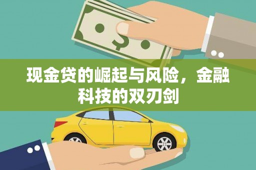 顺河现金贷的崛起与风险，金融科技的双刃剑