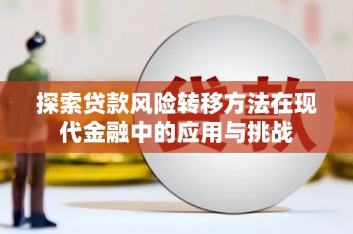 顺河探索贷款风险转移方法在现代金融中的应用与挑战