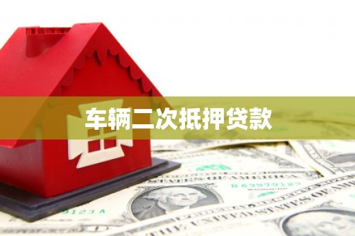 顺河车辆二次抵押贷款