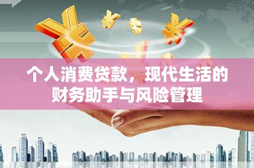 顺河个人消费贷款，现代生活的财务助手与风险管理
