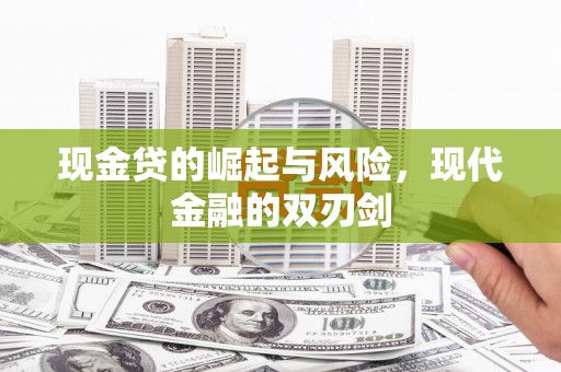 顺河现金贷的崛起与风险，现代金融的双刃剑