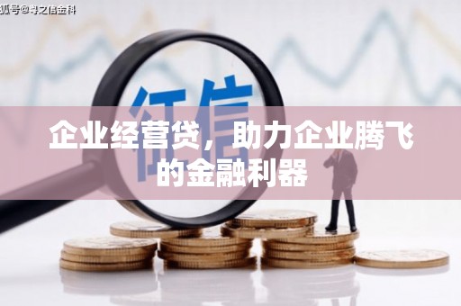 顺河企业经营贷，助力企业腾飞的金融利器