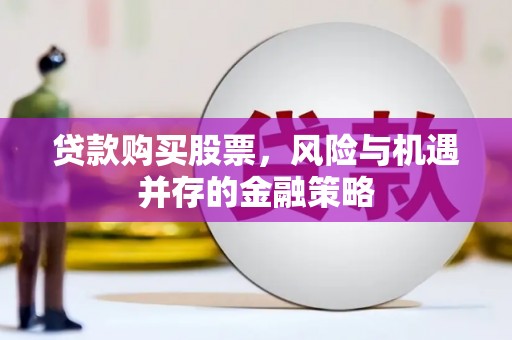 顺河贷款购买股票，风险与机遇并存的金融策略