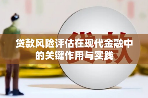 顺河贷款风险评估在现代金融中的关键作用与实践