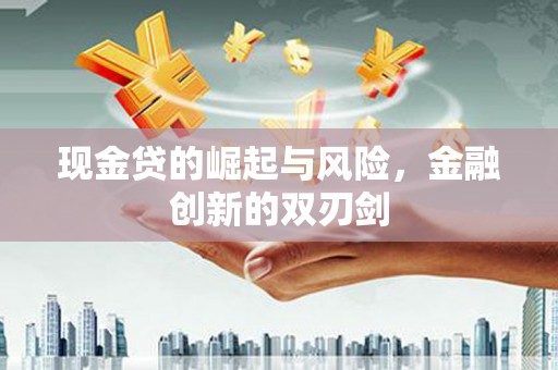 顺河现金贷的崛起与风险，金融创新的双刃剑