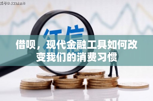 顺河借呗，现代金融工具如何改变我们的消费习惯