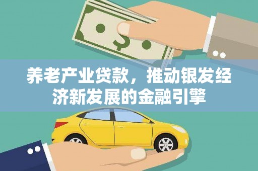 顺河养老产业贷款，推动银发经济新发展的金融引擎