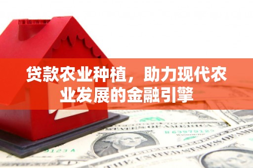 顺河贷款农业种植，助力现代农业发展的金融引擎
