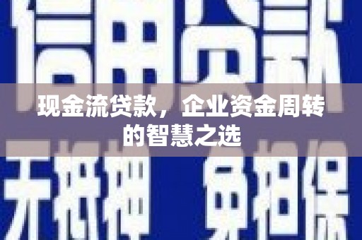 顺河现金流贷款，企业资金周转的智慧之选