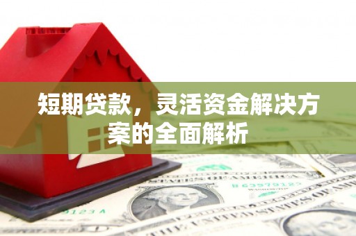 顺河短期贷款，灵活资金解决方案的全面解析