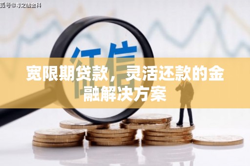 顺河宽限期贷款，灵活还款的金融解决方案