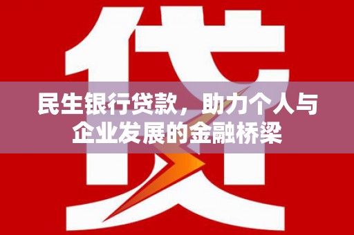顺河民生银行贷款，助力个人与企业发展的金融桥梁