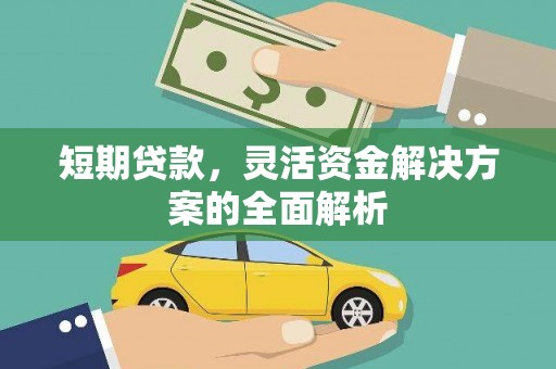 顺河短期贷款，灵活资金解决方案的全面解析