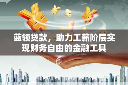 顺河蓝领贷款，助力工薪阶层实现财务自由的金融工具