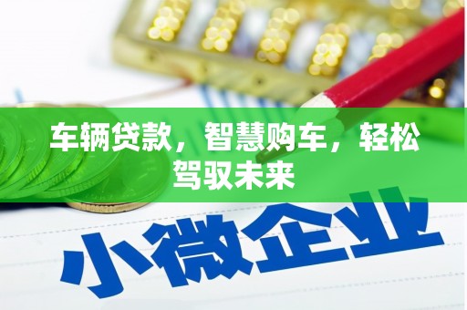 顺河车辆贷款，智慧购车，轻松驾驭未来