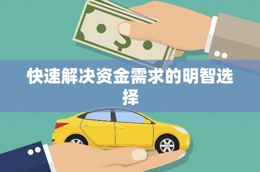 顺河快速解决资金需求的明智选择
