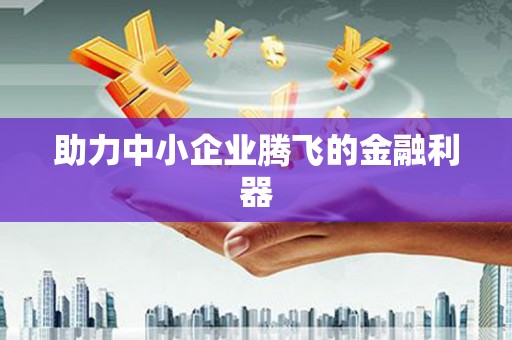 顺河助力中小企业腾飞的金融利器