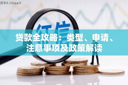 顺河贷款全攻略：类型、申请、注意事项及政策解读